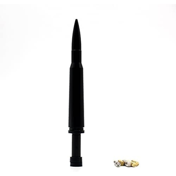 5.5 inch 50 Cal Bullet Car Truck Antenna Mast Vehicle Short Radio Antenna - Image 7