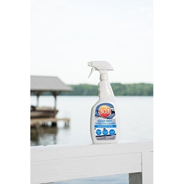 303 Marine Clear Protective Cleaner - Cleans and Protects Vinyl and Plastics - Image 10
