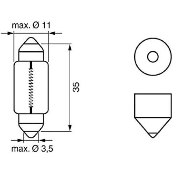 Bosch 239 (C5W) Original equipment Car Light Bulbs - Image 5