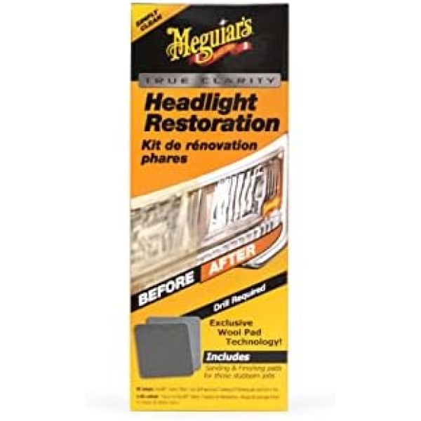 Meguiar's G1900KEU One-Step Plastic Car Headlight Restoration Kit - Image 2