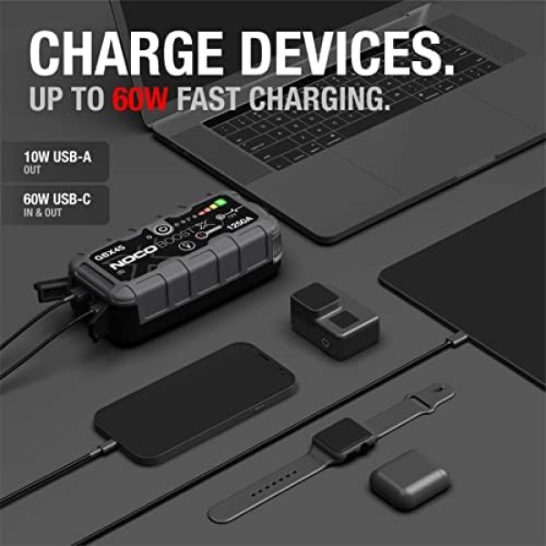 NOCO Boost X GBX45 1250A 12V UltraSafe Portable Lithium Car Jump Starter - Image 5