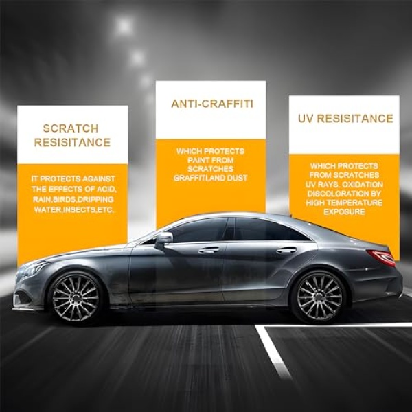 Advanced Graphene Ceramic Coating for Cars(70ML),12H Graphene Coating - Image 3