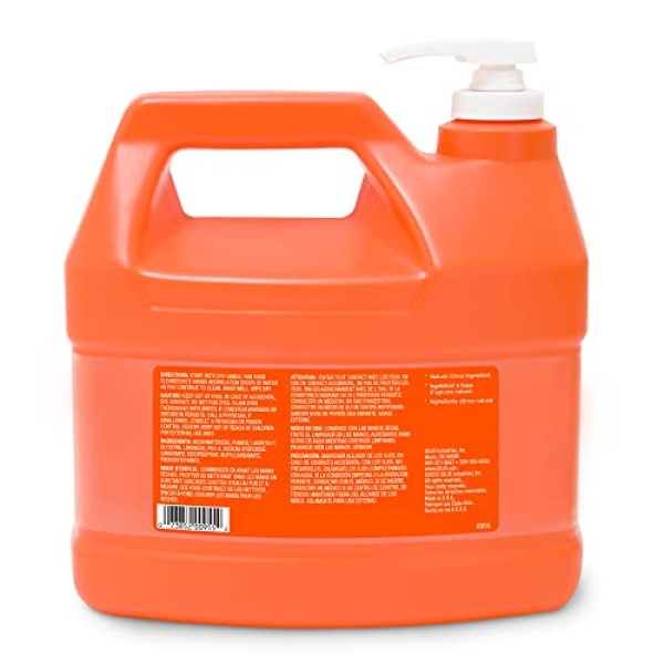 GOJO NATURAL ORANGE Pumice Hand Cleaner, 1 Gallon Quick Acting Lotion Hand - Image 2