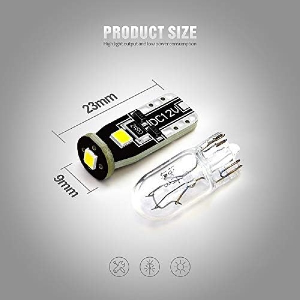 SIR IUS LED 194 LED Bulbs Extremely Super Bright 3030 Chipset for Car truck - Image 4