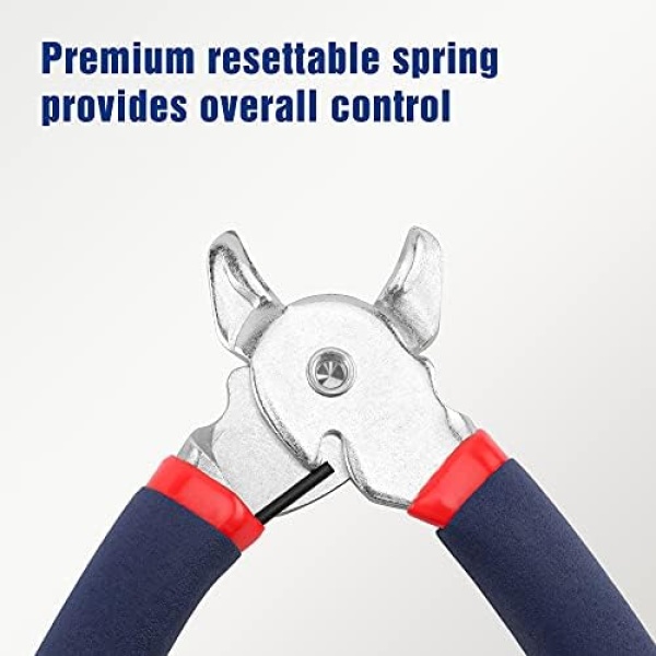 WORKPRO Hog Ring Pliers with 500 Pcs 3/4" Hog Rings, Galvanized Steel Hog Rings - Image 5