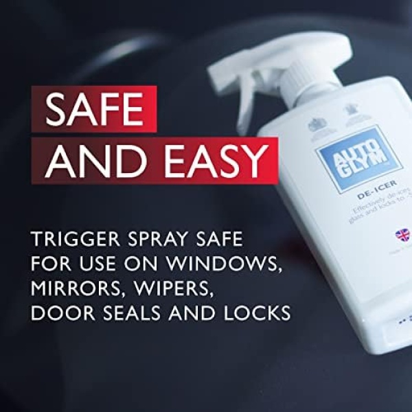 Autoglym De-Icer, 500ml - Fast Acting Car De-Icer Spray Made - Image 4