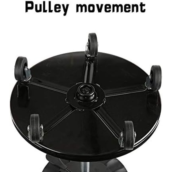 Aain LT2A Heavy-Duty Adjustable Mechanic's Roller Seat Adjustable Rolling Stool - Image 7