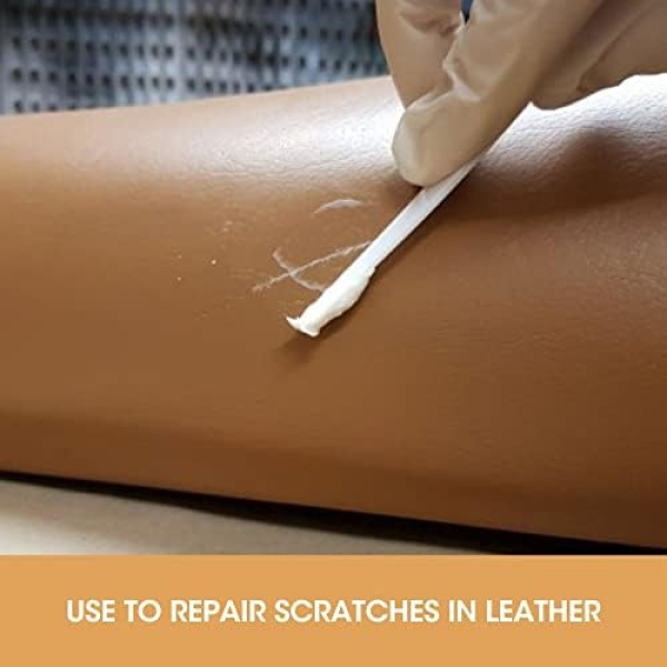 Leather Repair Filler (Black) - For Filling Holes, Scuffs, Scratches, Cracking - Image 2
