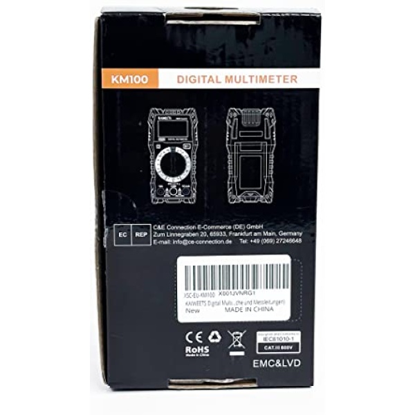 KAIWEETS Digital Multimeter with Case, DC AC Voltmeter, Ohm Volt Amp Test Meter - Image 10