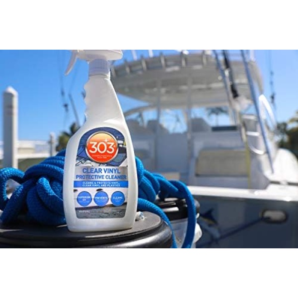 303 Marine Clear Protective Cleaner - Cleans and Protects Vinyl and Plastics - Image 9