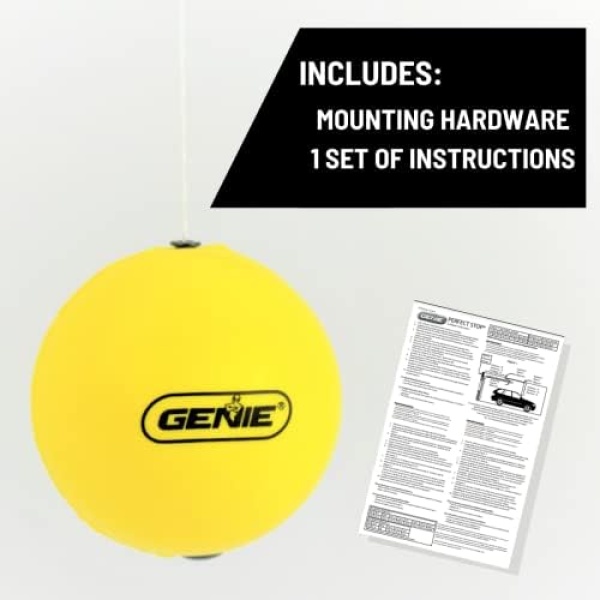 Genie GPS-R Stop Perfect Every Time Parking Guide System, one Size, Yellow - Image 2
