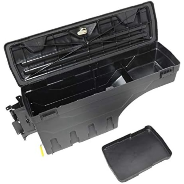 DNA Motoring ZTL-Y-0123 Left Side Truck Bed Wheel Well Tool Box Storage Case - Image 2
