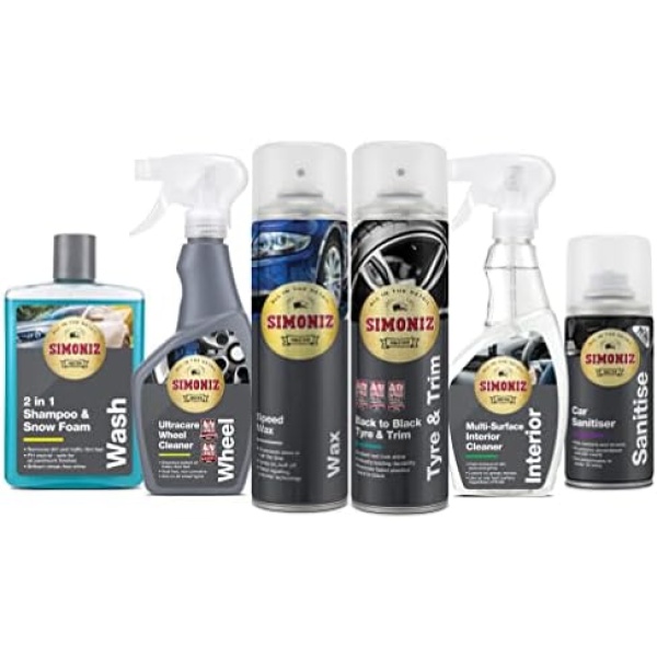 Simoniz The Works Car Valeting Kit, Ultimate Car Cleaning Kit, Essential - Image 2