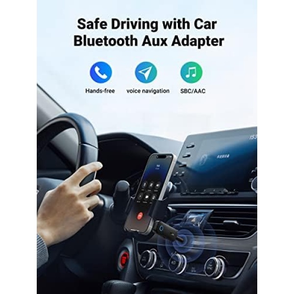 UGREEN Bluetooth 5.0 Transmitter and Receiver for Car TV Airplane - Image 4