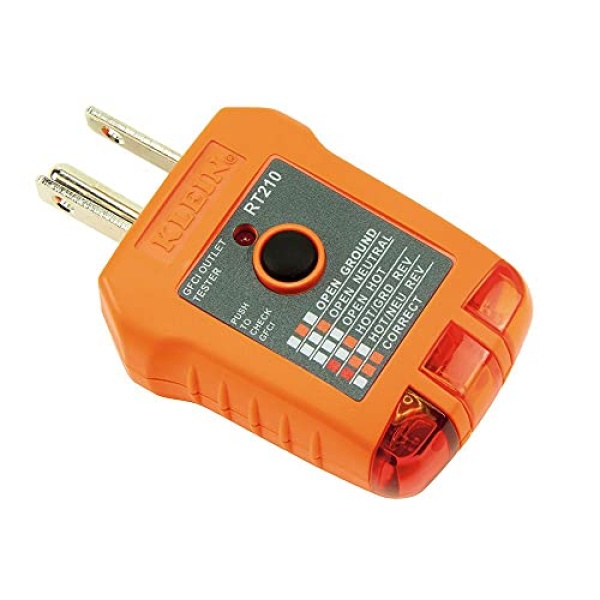 Klein Tools RT210 Outlet Tester, Receptacle Tester for GFCI / Standard North - Image 6