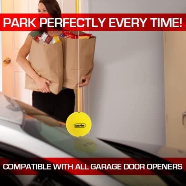 Genie GPS-R Stop Perfect Every Time Parking Guide System, one Size, Yellow - Image 3