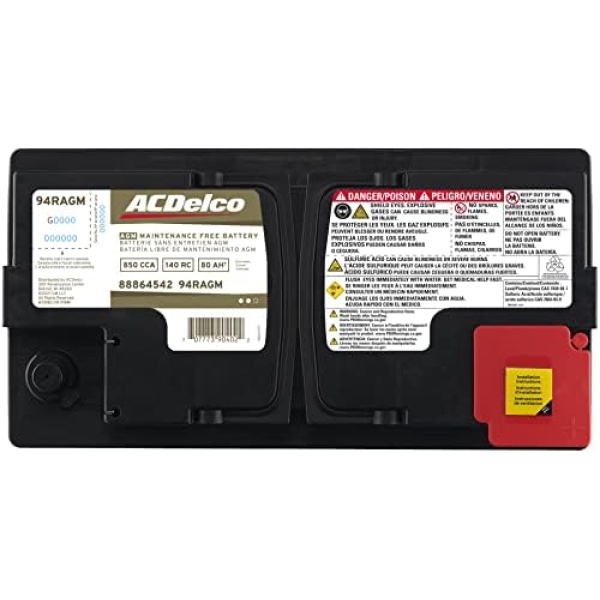 AC Delco Battery Asm - 94RAGM - Image 4