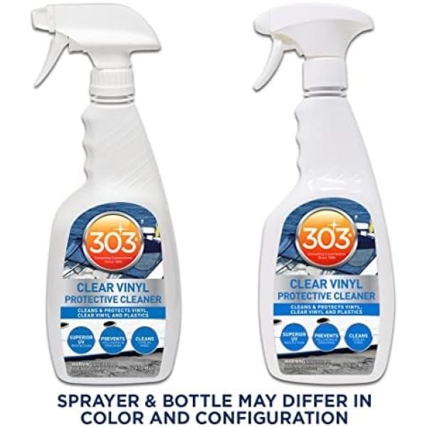 303 Marine Clear Protective Cleaner - Cleans and Protects Vinyl and Plastics - Image 3