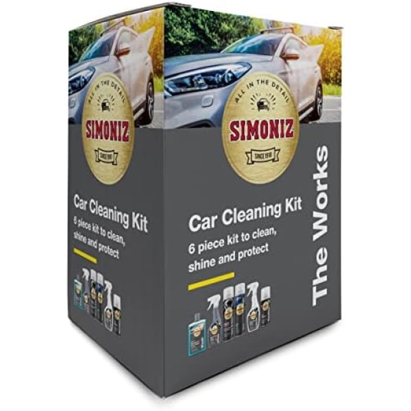 Simoniz The Works Car Valeting Kit, Ultimate Car Cleaning Kit, Essential - Image 3