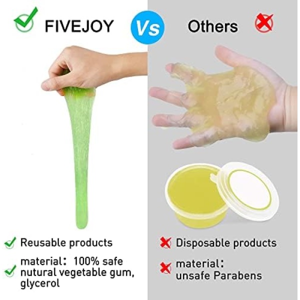 FiveJoy Car Cleaning Gels, 4-Pack Universal Auto Detailing Tools Car Interior - Image 6