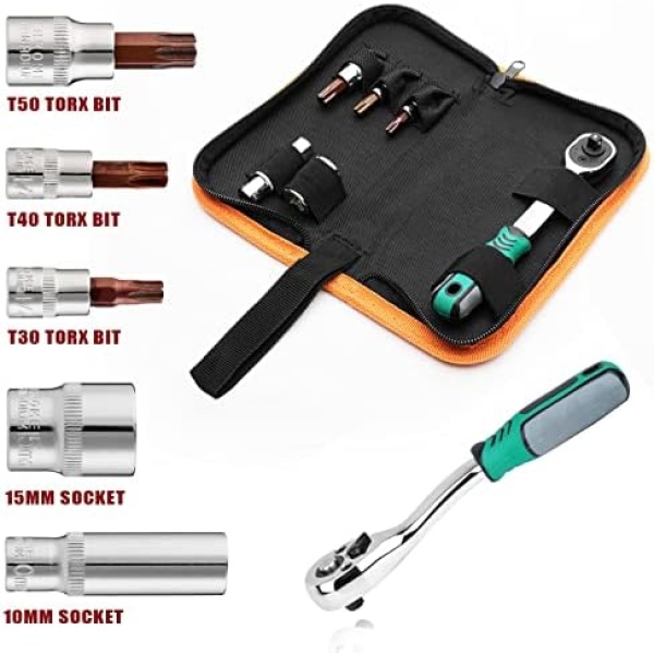 Xislet Torx Tool Kit Compatible with 2007-2020 Jeep Wrangler JL JK & Gladiator - Image 6