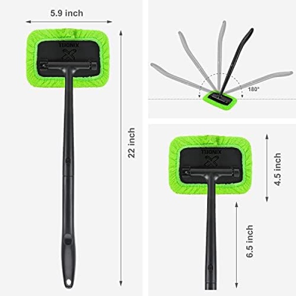 XINDELL 22 inch Windshield Cleaning Tool Kit - Interior Car Window Cleaner - Image 8