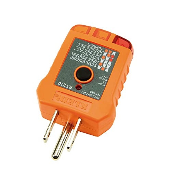 Klein Tools RT210 Outlet Tester, Receptacle Tester for GFCI / Standard North - Image 7