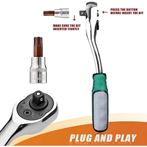 Xislet Torx Tool Kit Compatible with 2007-2020 Jeep Wrangler JL JK & Gladiator - Image 5