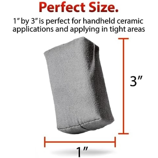 Adam's Polishes Suede Applicator (2 Pack) Car Detailing Sponge Applicator - Image 4