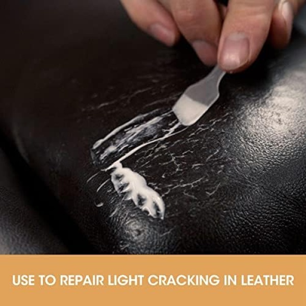 Leather Repair Filler (Black) - For Filling Holes, Scuffs, Scratches, Cracking - Image 4