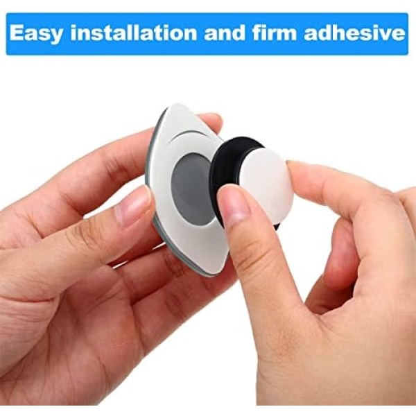 4 Pieces Fan-Shaped Automobile Rear Blind Spot Mirror, 360 Degree Rotating - Image 6