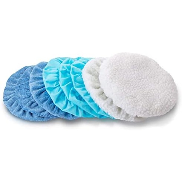 20 Pieces 9 to 10 Inches Buffer Pads Car Polisher Bonnet Orbital Buffer Bonnets - Image 4