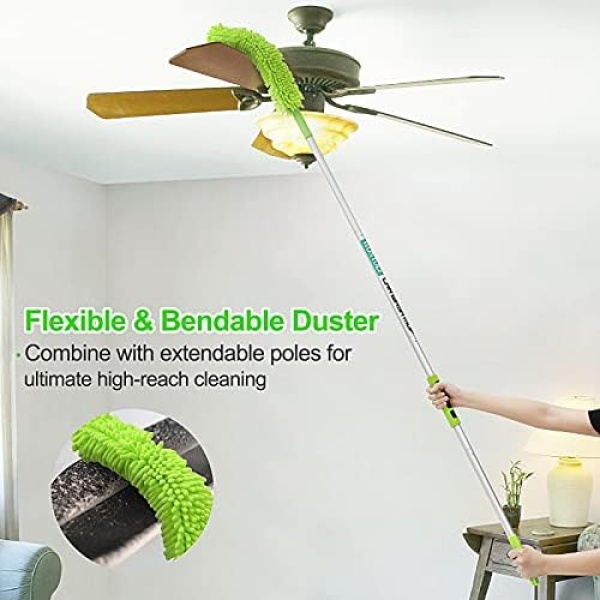 Wontolf 62'' Car Wash Brush with Long Handle Chenille Microfiber Car Wash Mop - Image 5
