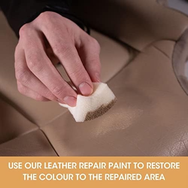 Leather Repair Filler (Black) - For Filling Holes, Scuffs, Scratches, Cracking - Image 5