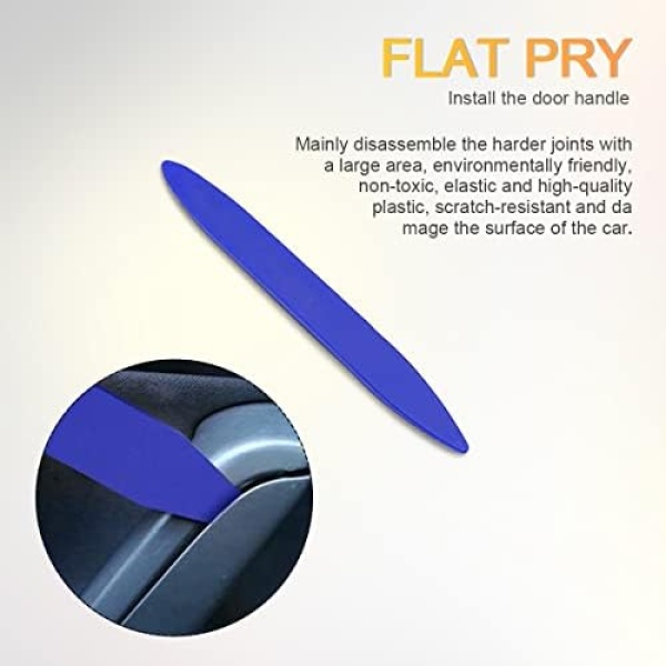 BLAU GRUN 5PCS Auto Trim Removal Tool Kit, Car Interior Door Panel Clip Fastener - Image 7