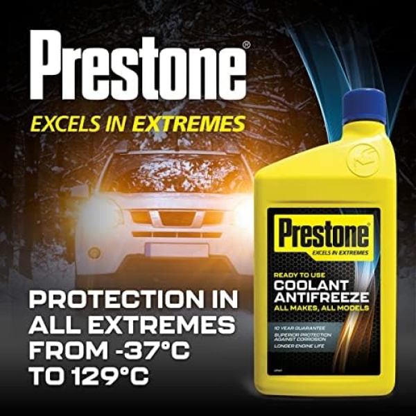 Prestone LOYAF2100LGBA Coolant/Antifreeze - Ready to Use 1lt - Image 5