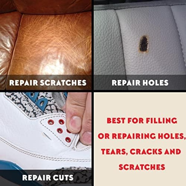 Angelus Leather Filler for Filling or Repairing Holes, Tears, Cracks, Scratches - Image 3