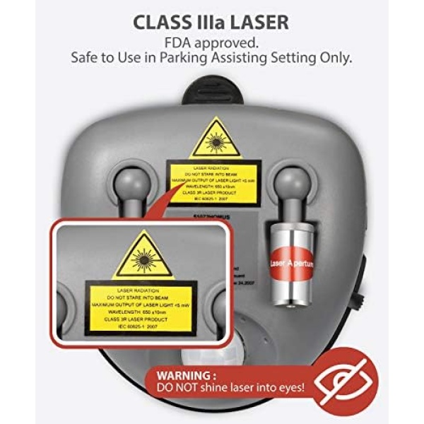 Fosmon, Wider Angle Upgrade, Dual Laser Garage Parking Assist Guide System - Image 5
