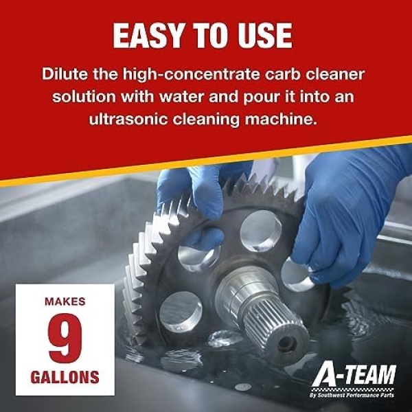 A-Team Ultrasonic Carburetor Cleaning Solution - Great for Carburetors and - Image 7