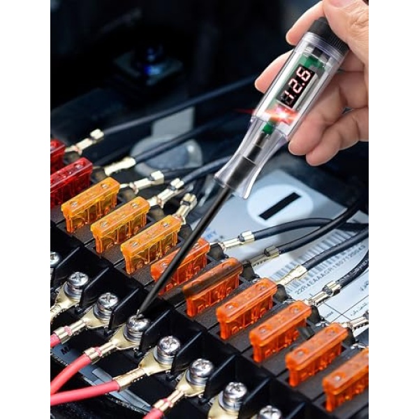 WINAMOO Test Light Automotive 5-90V Digital LED Circuit Tester - Image 7