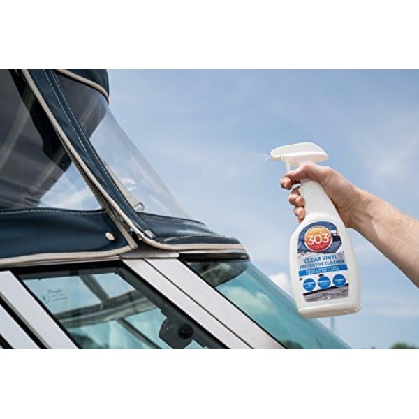 303 Marine Clear Protective Cleaner - Cleans and Protects Vinyl and Plastics - Image 7