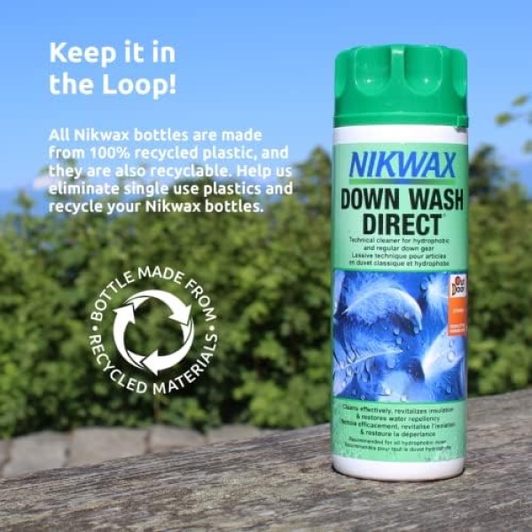 Nikwax Down, Down Wash.Direct, 300ml, Specialty Cleaner for Down Jackets - Image 8