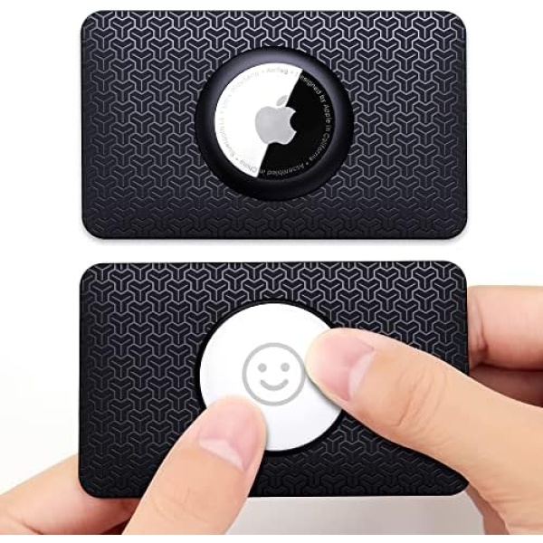 AirTag Wallet Holder Slim Card Insert 2 Pack | Flexible Thin Airtag Wallet Card - Image 7