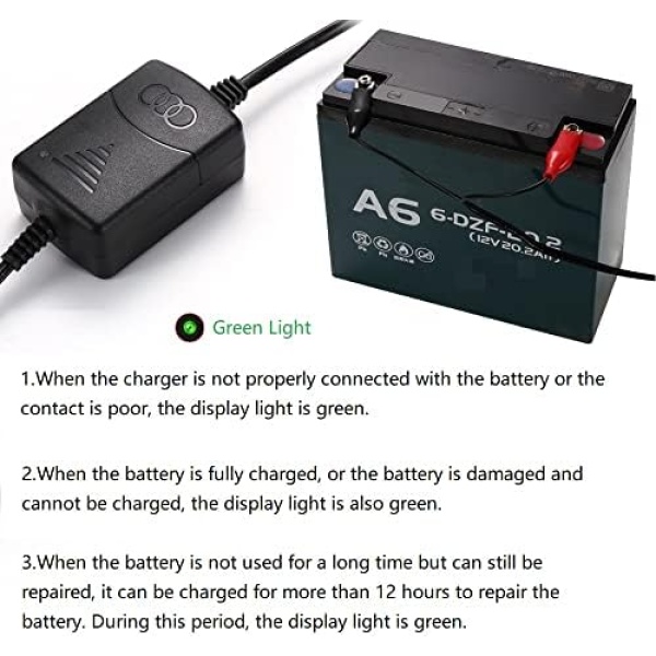 12V Sealed Lead Acid (SLA) Battery Charger 1300mA, with Short Circuit Protection - Image 6