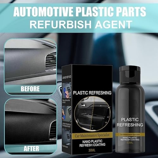 3PCS Plastic Refreshing, Plastic Revitalizing Coating Agent, Car Plastic - Image 6