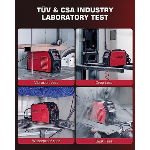 ARCCAPTAIN Stick Welder, [Large LED Display] 200A ARC/Lift TIG Welding Machine - Image 7