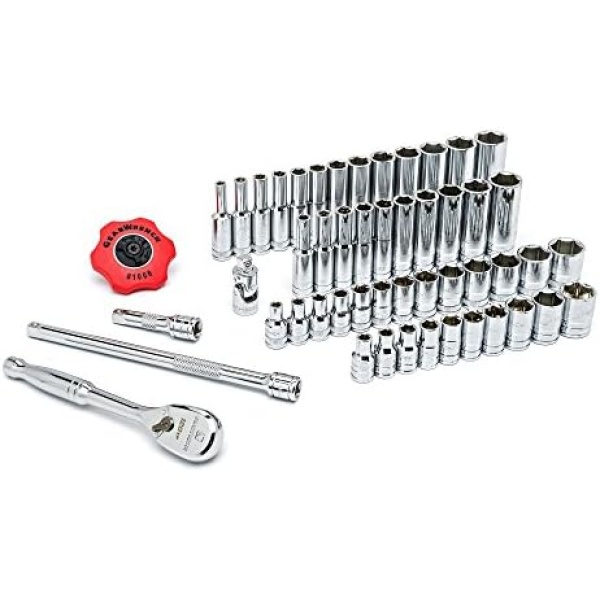 GEARWRENCH 51 Pc. 1/4 Inch Drive 6 Pt. 120XP Mechanics Tool Set, Standard - Image 2