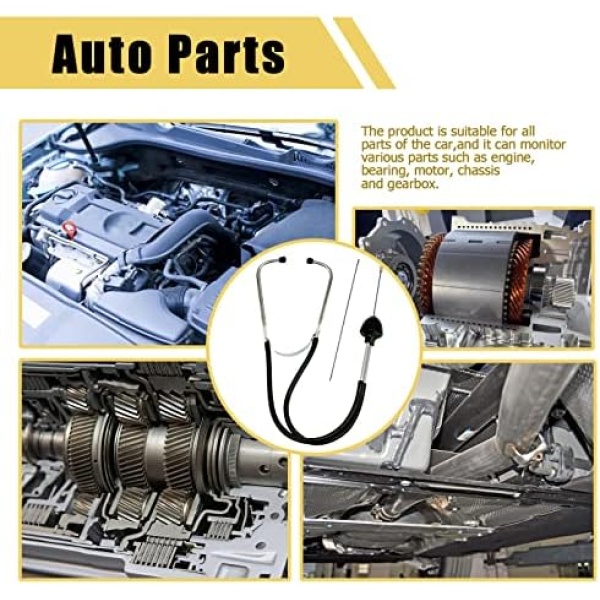 Mechanic Stethoscope, Automotive Engine Diagnostic Sensitive Hearing Tool - Image 5