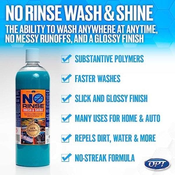 Optimum No Rinse Wash and Shine - ONR Car Wash, New Formula Version 5 - Image 4