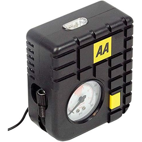 AA Car Essentials 12V Compact Tyre Inflator AA5007 – For Cars Vans Motorbikes - Image 7